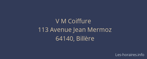 V M Coiffure
