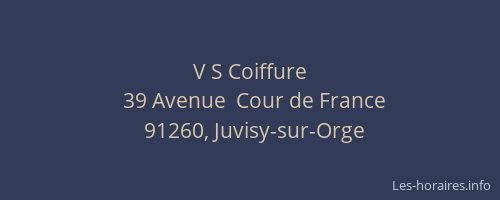 V S Coiffure