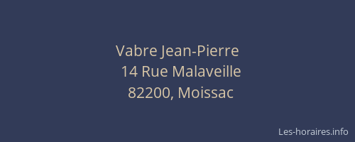 Vabre Jean-Pierre