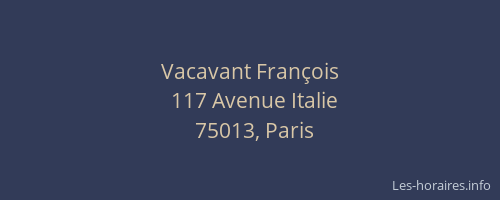 Vacavant François