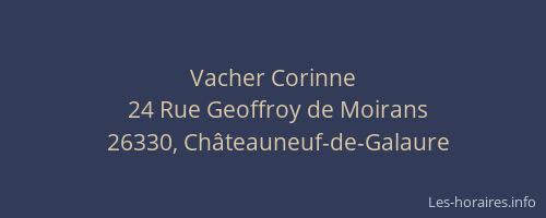 Vacher Corinne