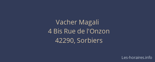 Vacher Magali