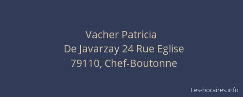 Vacher Patricia