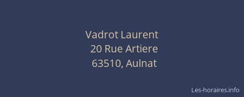 Vadrot Laurent