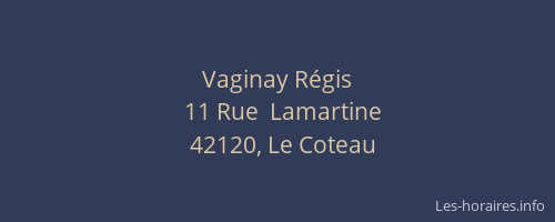 Vaginay Régis