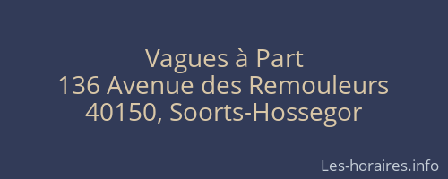 Vagues à Part