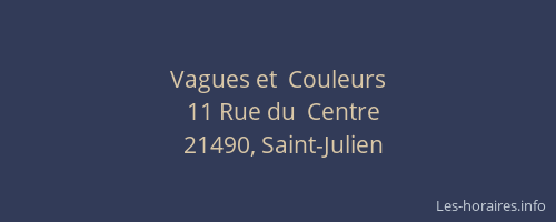 Vagues et  Couleurs