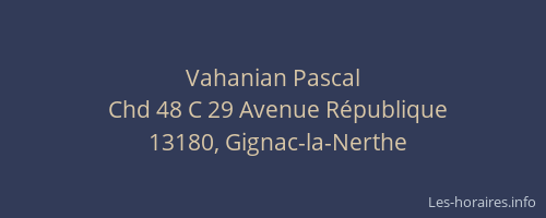 Vahanian Pascal