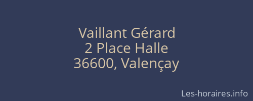 Vaillant Gérard
