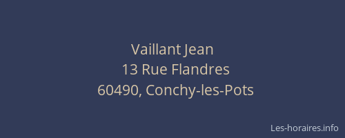 Vaillant Jean