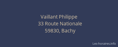 Vaillant Philippe