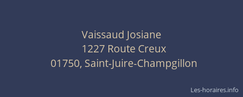 Vaissaud Josiane
