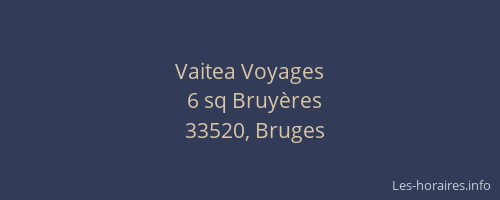 Vaitea Voyages