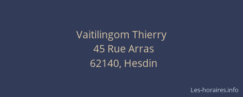 Vaitilingom Thierry