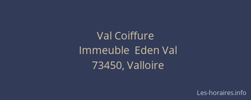 Val Coiffure