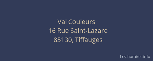Val Couleurs