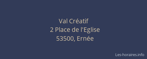 Val Cr&eacute;atif