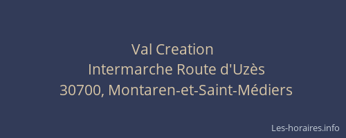 Val Creation