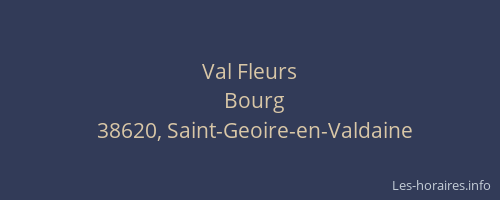 Val Fleurs