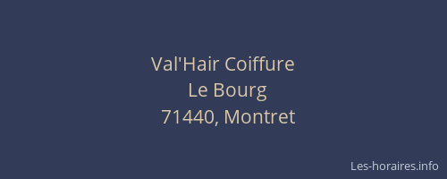 Val'Hair Coiffure
