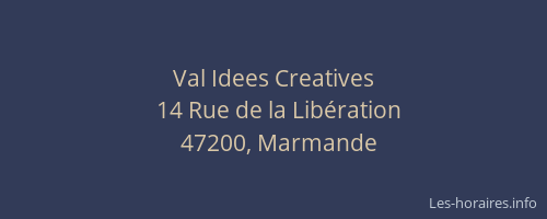 Val Idees Creatives