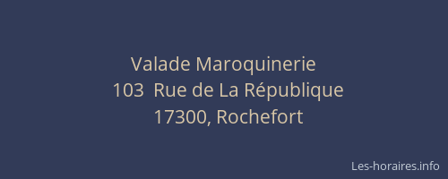Valade Maroquinerie