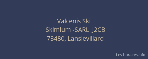Valcenis Ski
