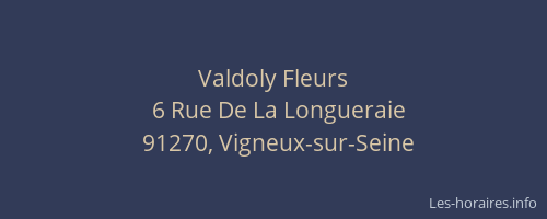 Valdoly Fleurs