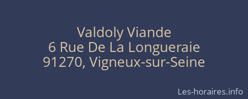 Valdoly Viande