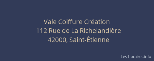 Vale Coiffure Création