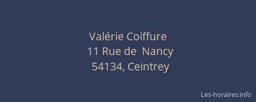 Val&eacute;rie Coiffure