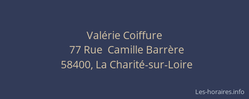 Val&eacute;rie Coiffure