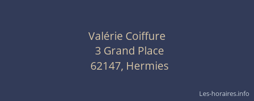 Val&eacute;rie Coiffure