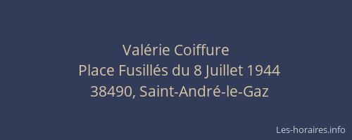 Val&eacute;rie Coiffure