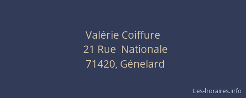Val&eacute;rie Coiffure