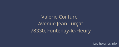 Val&eacute;rie Coiffure
