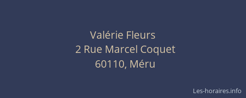 Val&eacute;rie Fleurs