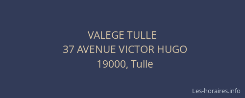 VALEGE TULLE
