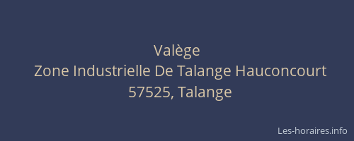 Val&egrave;ge