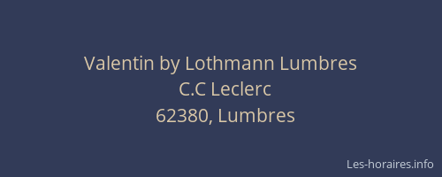 Valentin by Lothmann Lumbres