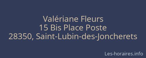 Valériane Fleurs