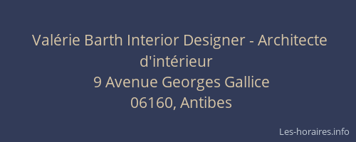 Valérie Barth Interior Designer - Architecte d'intérieur