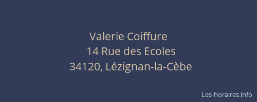 Valerie Coiffure