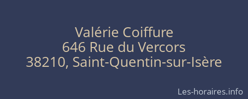 Valérie Coiffure