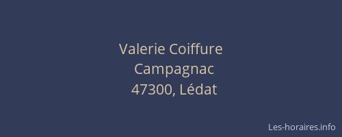 Valerie Coiffure