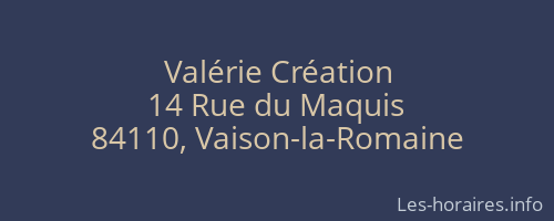 Valérie Création