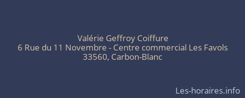 Valérie Geffroy Coiffure
