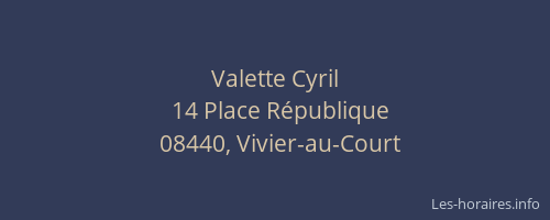Valette Cyril
