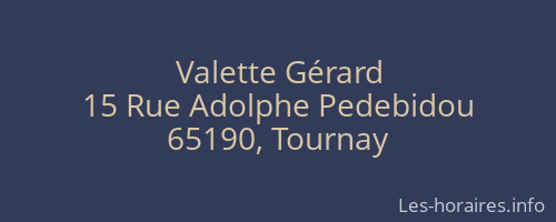Valette Gérard