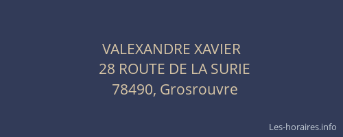 VALEXANDRE XAVIER